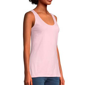 Débardeur grande taille en coton/fibre de bambou, sans manches, léger, extensible, tissu doux, débardeur pour femme de qualité économique - Product Image 6