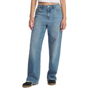 Best Price High Quality Plus Size Women's Vintage Eco-Friendly Breathable Streetwear Midweight Denim <b>Cargo</b> Pants Elastic Waist - Product Image 3