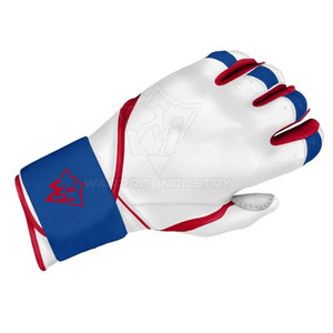 Breathable Airflow <b>Baseball</b> Batting <b>Gloves</b> With Flexible Build Adjustable Wrist Strap And Durable Palm Grip For Team Practice - Product Image 6