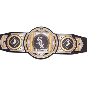 เข็มขัดแชมป์ชิคาโก้ ไวท์ซ็อกซ์ แบบปรับแต่งได้ เข็มขัดเบสบอลและมวยปล้ำคุณภาพสูง เข็มขัดแชมป์กีฬาสำหรับนักสะสมและแฟนๆ - Product Image 2