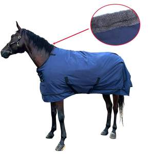 Manta para Caballo de Alta Calidad, Resistente, de Forro Polar, Impermeable, Transpirable y de Secado Rápido, de Lona de Algodón, para Uso Invernal - Product Image 1