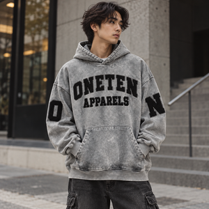 Sudadera con Capucha de Corte Regular para Hombre, Estilo Urbano, 100% Algodón, Secado Rápido, Ligera, Lisa, Sudadera de Invierno Informal con Capucha y Logotipo Personalizado - Product Image 3