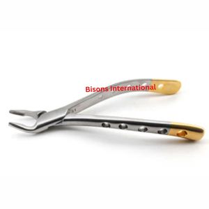 Pinzas de Extracción Apical Manuales BISONS, Modelo Americano, Instrumento Quirúrgico Dental para Extracción de Dientes, Acero Inoxidable - Product Image 1