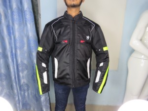 เสื้อแจ็คเก็ตขี่มอเตอร์ไซค์พิมพ์โลโก้ตามสั่ง กันน้ำ กันลม ไซส์ใหญ่ คุณภาพสูง สำหรับการผจญภัย ทนไฟ - Product Image 2