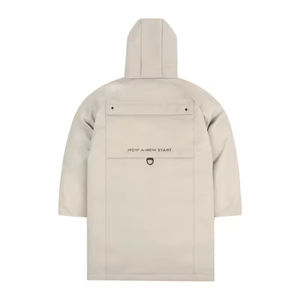 Chaqueta Acolchada de Poliéster con Cierre de Cremallera y Decoración de Piel, Diseño Frontal Personalizado, Estilo Universitario Clásico, Tallas Grandes, Superventas - Product Image 2