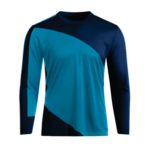 New 100% Polyester Goalkeeper Top Jersey for Men Yellow with Long Sleeves Training Football <b>Soccer</b> Jersey Automated Cutting - Product Image 1