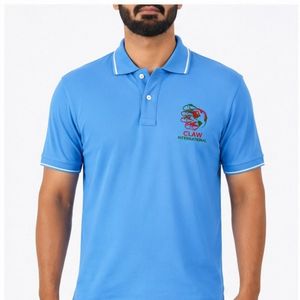 Customized High Quality Men's Golf Quick Dry Polyester Stand up <b>Collar</b> Polo <b>T</b> <b>Shirts</b> Oversized Polo <b>Shirt</b> With OEM Service - Product Image 6