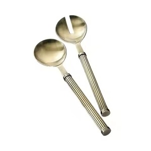 Luxury Metal <b>Salad</b> <b>Spoon</b> Fork Set Premium Buffet Service Collection for Hotels - Product Image 4