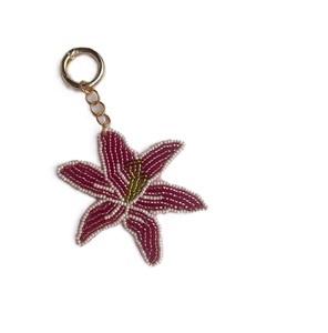 souvenir women accessory kids gift festive decor craft keyring, beaded pendant handmade beads creative accessory - Product Image 3