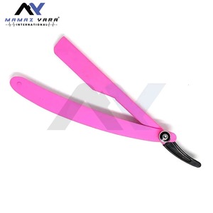 Navaja de Afeitar Tradicional Desechable Plegable para Barbero, Cuchilla Recta Manual para Afeitar, Recortar Cejas y Cabello, Herramienta de Cuidado Personal - Product Image 4