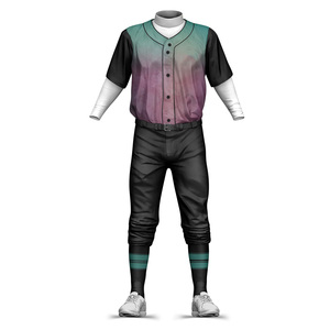 Uniforme de Béisbol Deportivo Cómodo con MOQ Bajo, Talla Personalizada para Jóvenes, Absorbe la Humedad, para Todas las Temporadas - Product Image 2