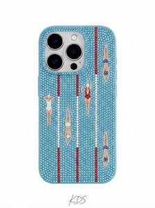 เคสโทรศัพท์ลูกปัดแก้วลายดอกไม้ปักมือแบบกำหนดเอง พร้อมงานปักผ้าฝ้าย - ของขวัญสุดพิเศษ - Product Image 3