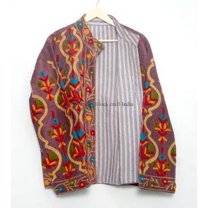 Vestes Cotrise Brodées en Gros, Manteau Unisexe pour l'Automne, Veste Courte Ethnique Cotrise, Veste à Broderie Parfaite - Product Image 6