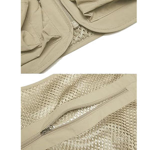 Gilet de pêche d'hiver réversible personnalisé pour hommes - Gilet tactique de chasse multi-poches avec sac de poitrine de chasse - Product Image 3