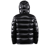 Blouson matelassé léger unisexe d'hiver avec col montant et motif personnalisé