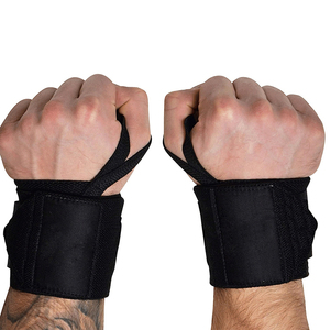 Bracelets de poignet unisexes personnalisés résistants à l'usure pour l'entraînement à domicile, en tissu néoprène avec impression de logo personnalisée - Product Image 4