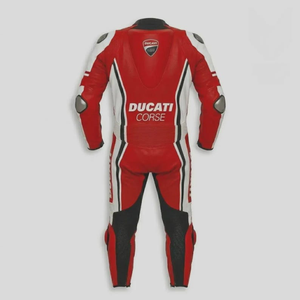 MotoCP Rucati Racing Cowhide/Kangaroo Leather Suit Jumpsuit/Traje Advanced Protection for Track & Street Made to Measure - Product Image 3