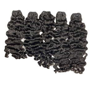 Best Selling Unprocessed Vietnamese Loose <b>Curly</b> Weft Bundles Full Length Wholesale Virgin Human Hair <b>Extensions</b> Fast Shipping - Product Image 5