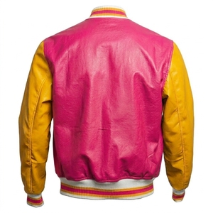 Chaqueta Bomber de Alta Calidad Personalizada para Hombre, Talla Grande, Impermeable, Deportiva, de Pana Ecológica, con Logotipo Personalizado Impreso por Transferencia de Calor - Product Image 3
