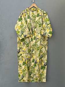 ชุดคลุมกิโมโนผ้าฝ้ายลายดอกโบโฮ สไตล์คาฟตัน สำหรับงานเทศกาล หรือใส่สบายๆ ในชีวิตประจำวัน - Product Image 5