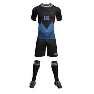 Ensemble de maillots de football personnalisés, uniforme de football professionnel en sublimation, kit d'entraînement respirant pour équipe, vêtements de sport pour hommes et enfants, kit de football - Product Image 3