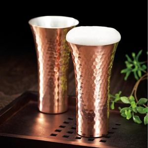 Juego de 2 Tazas de Cobre Puro CNE970 Shokuraku Kobo de 380 ml en Caja de Madera, Gran Cantidad, Calidad Impresionante, Venta al por Mayor - Product Image 3