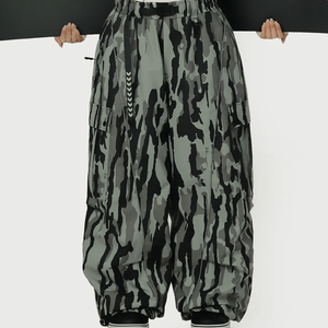 Custom Logo Cargo Baggy Snow <b>Ski</b> Pants Oversized Waterproof Windproof Plus Size Loose Fit High Quality Snowboard Wear For Men - Product Image 4