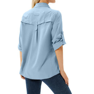 Camisetas de pesca de alta calidad con servicio personalizado, tela de poliéster y spandex, diseño increíble, camisetas de pesca para mujer. - Product Image 6