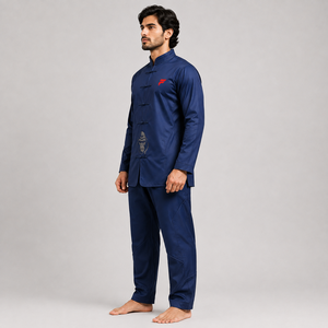 Uniforme de kung fu transpirable hecho con materiales ligeros que garantizan comodidad, confianza y libertad de movimiento siempre. - Product Image 3