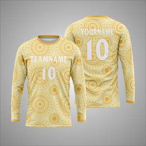 Maillot de sport à manches longues personnalisé par sublimation – T-shirt d'entraînement athlétique avec impression personnalisée du nom et du numéro de l'équipe - Product Image 1