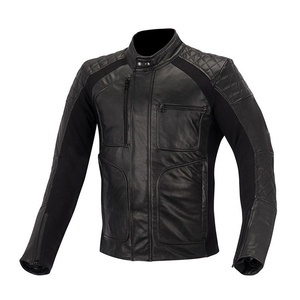 Mens Genuine Leather Motorbike Jacket OEM Supplier Custom Logo Motorcycle Riding Gear Protective Outerwear Custom Made - Product Image 1