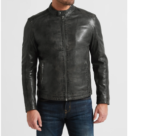 Chaquetas de Cuero Genuino para Hombre, Personalizadas, Transpirables, de Alta Calidad y Bajo Precio, Modelo 2026, Chaqueta Impermeable para Motociclistas - Product Image 1