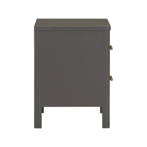 CAIRNDALE Modern Wooden <b>Bedside</b> <b>Table</b> 2 Drawers High Grade Bedroom Furniture for Apartment Villa ODM OEM Customization - Product Image 2