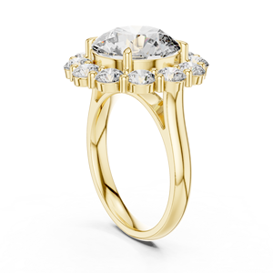 Barry Coats 14K Gold Luxury And Trendy anillo de diamantes de oro estilo minimalista para mujeres modernas - Product Image 2
