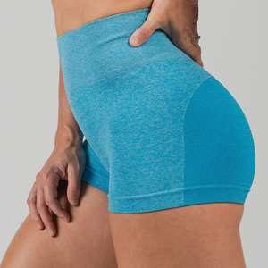 Custom Womens Compression Sports Shorts High Waist Gym Running Fitness Workout <b>Athletic</b> Training Apparel OEM ODM Manufacturer - Product Image 4