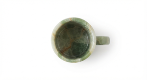 Taza de Ónix Verde Natural IMPEX PAKISTAN 2026, Tallada a Mano, para Té y Café, Feng Shui, para Hogar, Oficina, Regalo - Product Image 2