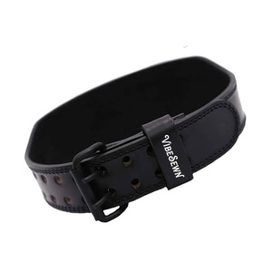Ceinture de musculation en cuir VIBE SEWN pour soulevé de terre et haltérophilie – Caractéristique clé : Sécurité - Product Image 4