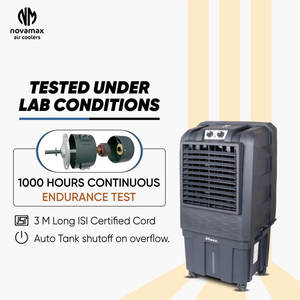 พัดลมไอเย็น BLAZE 40 ลิตร ประหยัดพลังงาน ตัวเครื่องพลาสติกแข็งแรง พร้อมมอเตอร์ทรงพลัง ใช้ได้ทั้งกลางวันและกลางคืน - Product Image 4