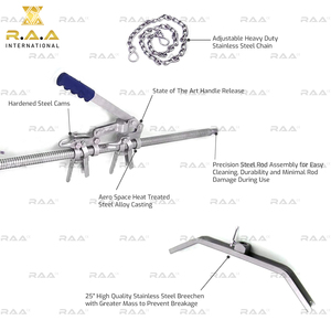 Extractor de terneros tipo trinquete de alta resistencia, extractor de ganado para parto, varilla estándar de 65″, instrumentos veterinarios para ganadería - Product Image 3