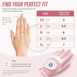 Guantes de Golf Cómodos Hechos a Medida para Hombres y Mujeres, Protección Deportiva, Antideslizantes y Transpirables - Product Image 5