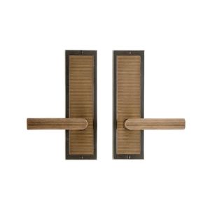 Manija de Puerta Impresionante, Personalizable, de Diseño Moderno, Duradera, con Altura Ajustable, para Hoteles, Villas y Dormitorios, Rectangular, de Latón - Product Image 5