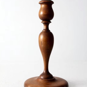 Porte-bougie écologique et durable, dernier design, grand modèle en bois d'acacia, fait main, 100% naturel, support en bois personnalisable pour mariage et maison - Product Image 1