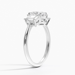Anillo BOJ 0119 Corte Ovalado Plata 925 Lujo Embrace Engaste de Garras Anillo Solitario con Diamante de 2ct Color D VVS1 Moissanita Certificado GRA - Product Image 2