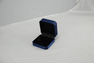 Boîte à bijoux rectangulaire à anneau unique, surface en satin velours, structure en papier imprimé, 60x52x41mm, Saint-Valentin, Yongda P9-06B - Product Image 5