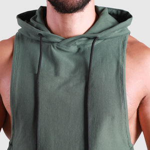 Wholesale Solid Winter Men's Polyester Pullover Hoodie with Custom Logo Sublimation Breathable Design for Running Gym - Product Image 6