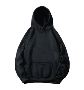 Sweat à capuche personnalisé 500 g/m² en polyester/coton, coupe oversize, broderie 3D, polaire anti-plis, uni, avec fermeture éclair - Product Image 5