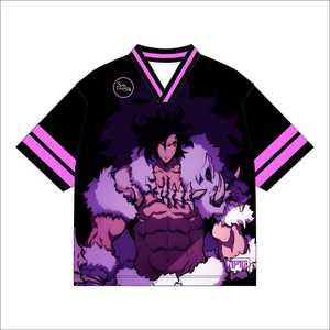 Camiseta de Anime Solo Leveling Negra con Detalles Morados, Manga Corta, Unisex, Informal de Verano, Diseño Estampado con Logotipo Frontal - Product Image 5