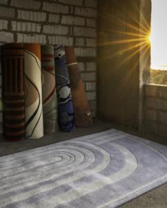 Alfombras de área modernas de lana de basalto de pelo alto y grueso, hechas a mano, con respaldo de látex, aptas para mascotas, de 0.6-1 pulgada de grosor. Uso Doméstico y Comercial Intensivo - Product Image 3