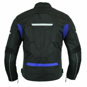 Chaqueta de Motociclismo para Hombre de Alta Calidad con Certificación CE, Cierre de Cremallera, Ventilaciones, Tela Cordura con Diseño - Product Image 5