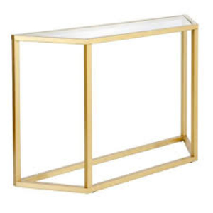 Table console de qualité supérieure avec structure métallique et plateau en marbre, table de salon design pour entrée, couloir, canapé, meubles de décoration intérieure à prix avantageux - Product Image 5